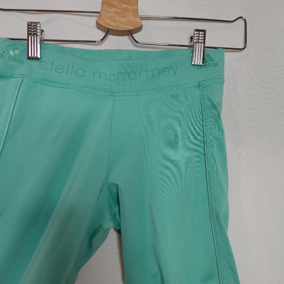 Stella McCartney x Adidas The Essential 3/4 Tight Leggings Shimmer Green XS - Picture 5 of 10